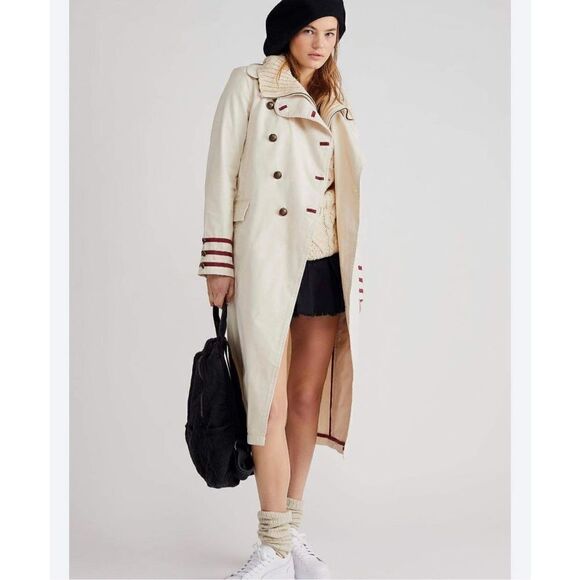 New Free People Marlow Officer Jacket Size S - Picture 1 of 11